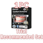 Realistic Full Set Upper and Lower Dentures for Natural Smile