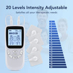 36-Mode Rechargeable TENS & EMS Muscle Stimulator Massager