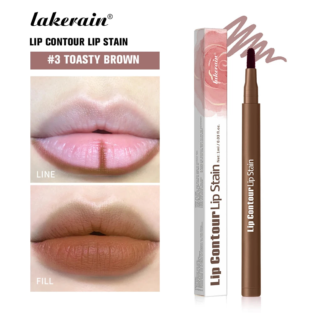 Waterproof Sculpting Ballpoint Felt Tip Lip Liner Stain
