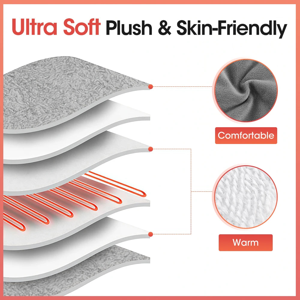 USB Electric Heated Foot Warmer for Home and Office