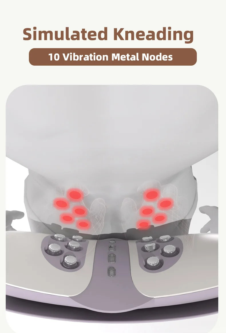 Electric Lumbar Traction and Vibration Back Massager - 13
