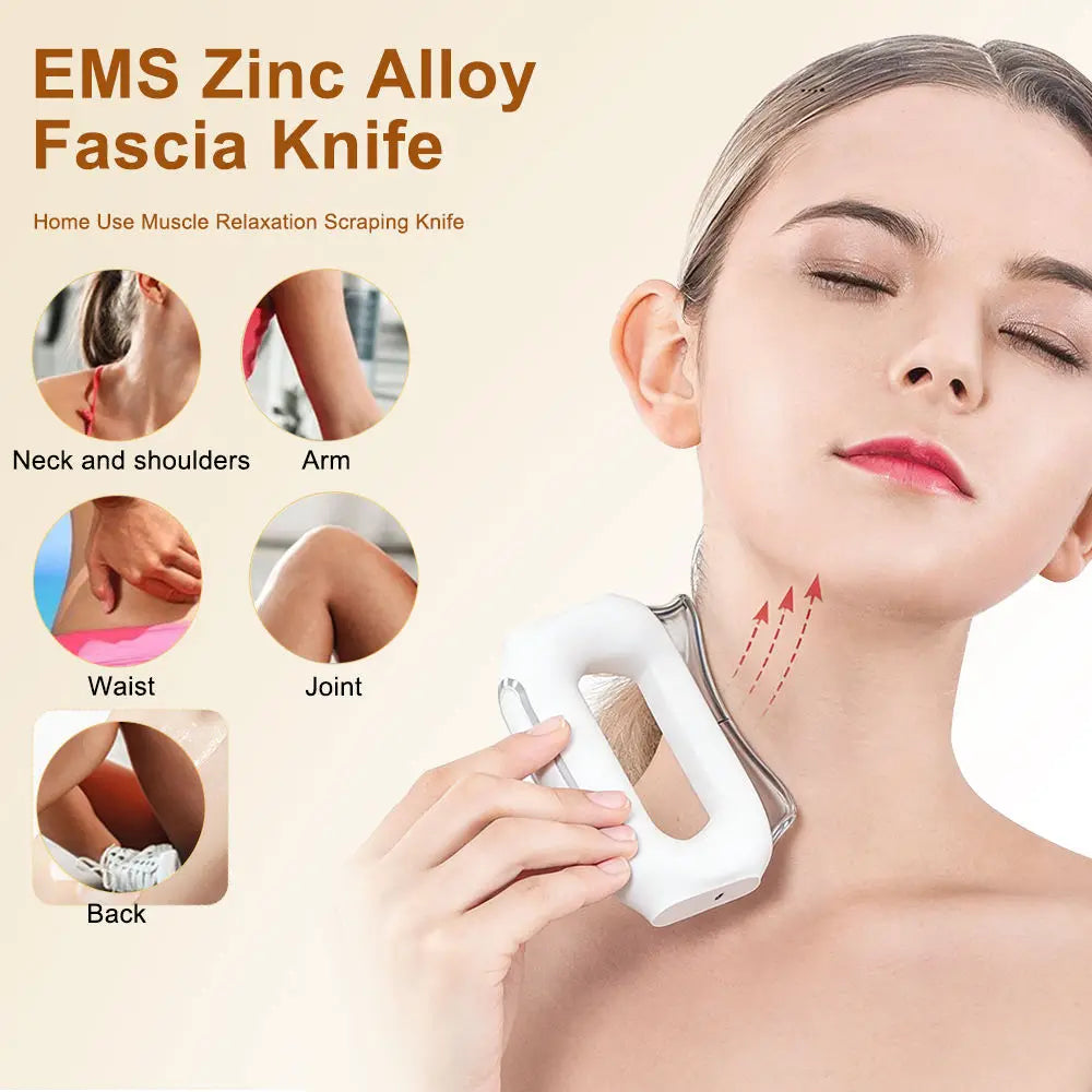 Electric EMS Microcurrent Body Massage Blade for Muscle Relaxation