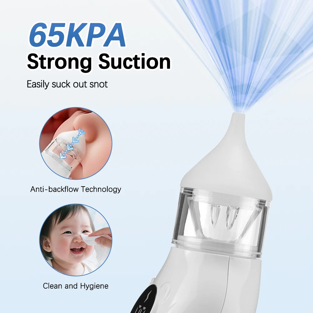 Electric Baby Nasal Aspirator with Music and Adjustable Suction - 13