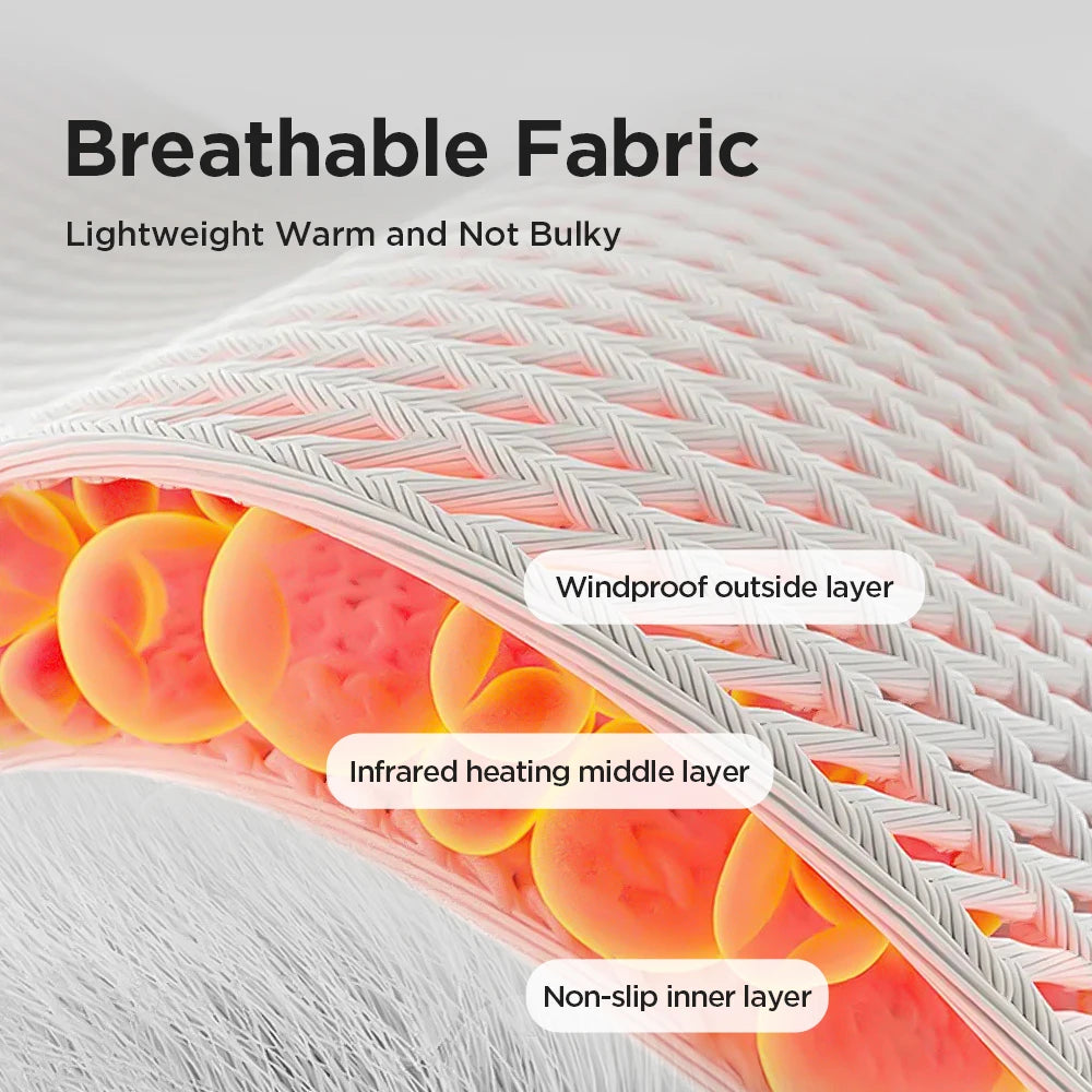 Heated Wrist Massager with Vibration for Pain Relief