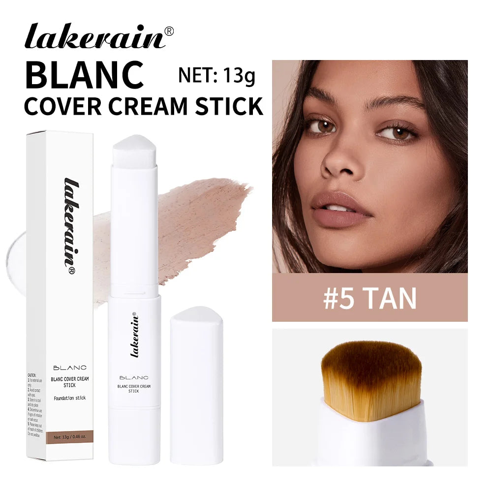 Color-Changing Foundation Stick with Built-in Brush