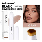 Color-Changing Foundation Stick with Built-in Brush