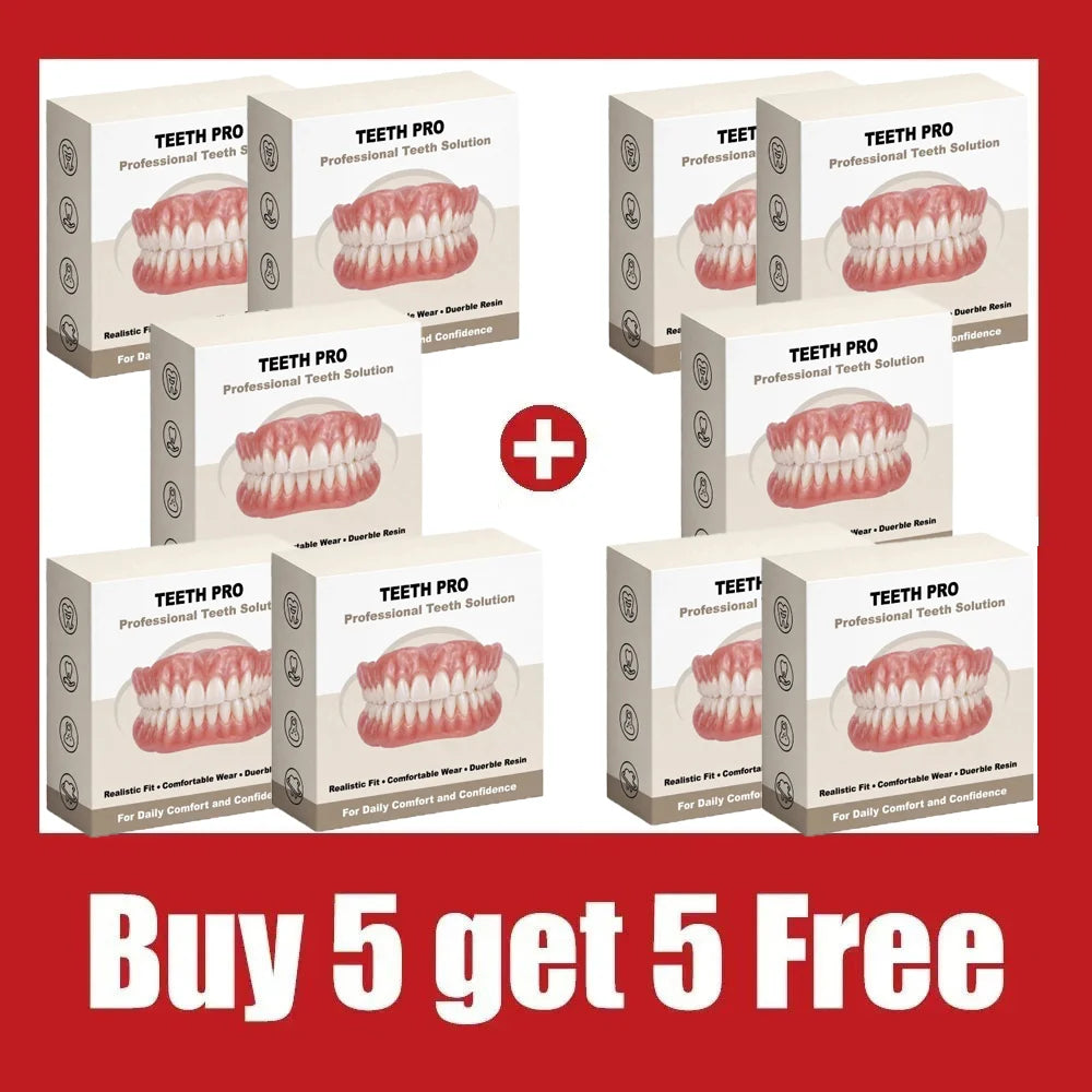 Instant Snap-On Smile Veneers for Natural Looking Teeth