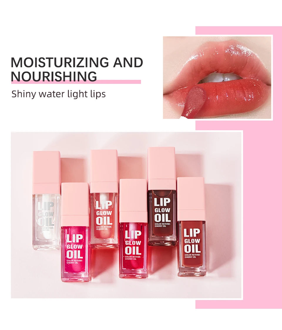 Hydrating Mirror-Finish Lip Glow Oil for Nourished, Shiny Lips