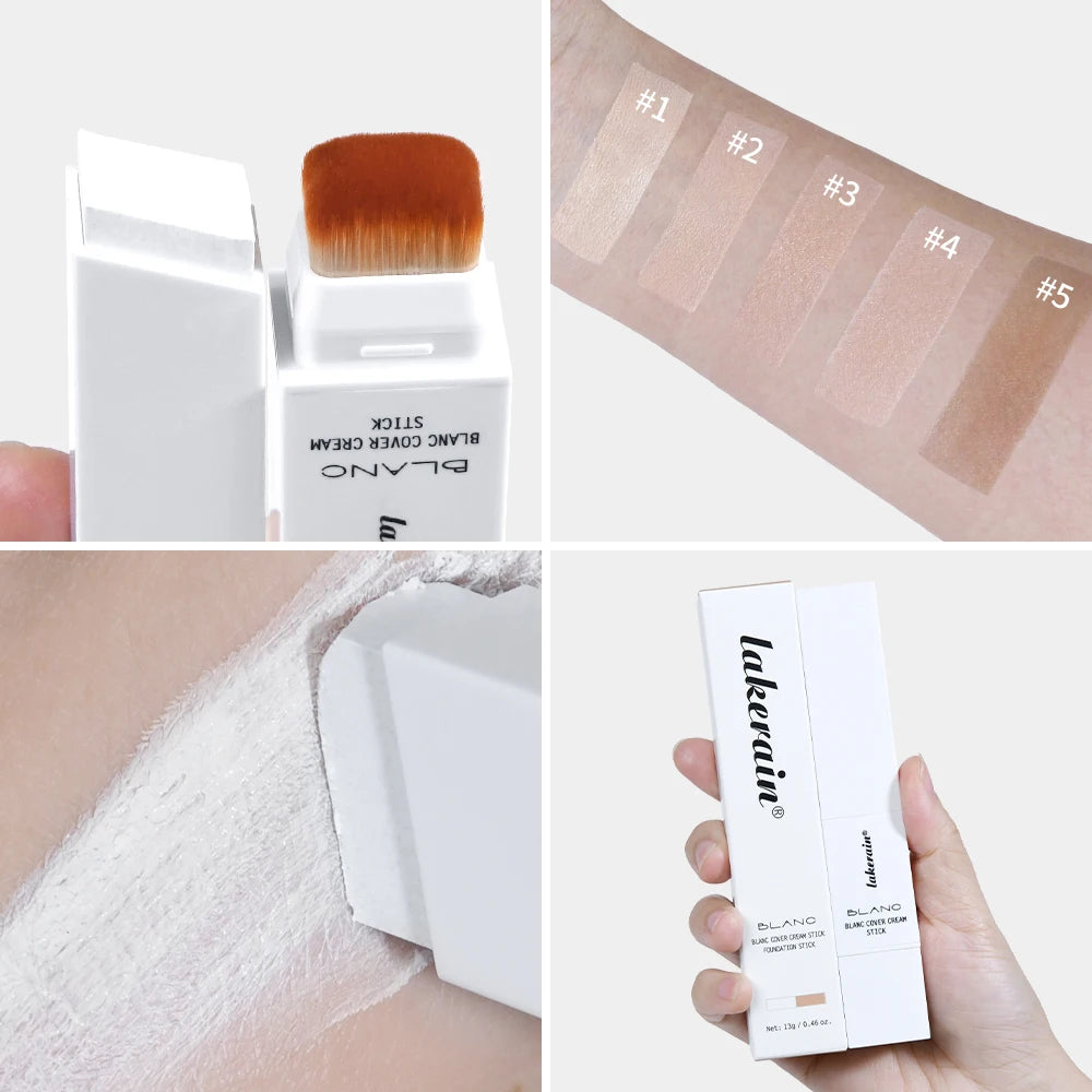 Creamy Tone-Adapting Foundation Stick with Built-in Brush - 5