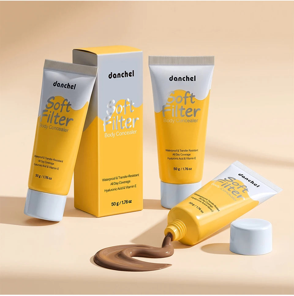 Waterproof Full Coverage Body Concealer for Scars, Tattoos and Veins