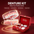 Full Mouth Silicone Denture Set with Storage and Cleaning Kit