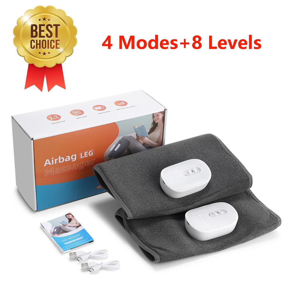 Wireless Air Pressure Calf Massager for Leg Pain and Fatigue Relief