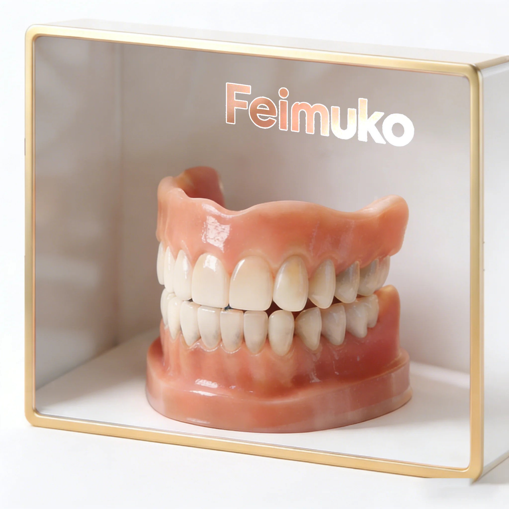 Soft Silicone Denture Adhesive and Comfort Kit for Upper and Lower Teeth - 1
