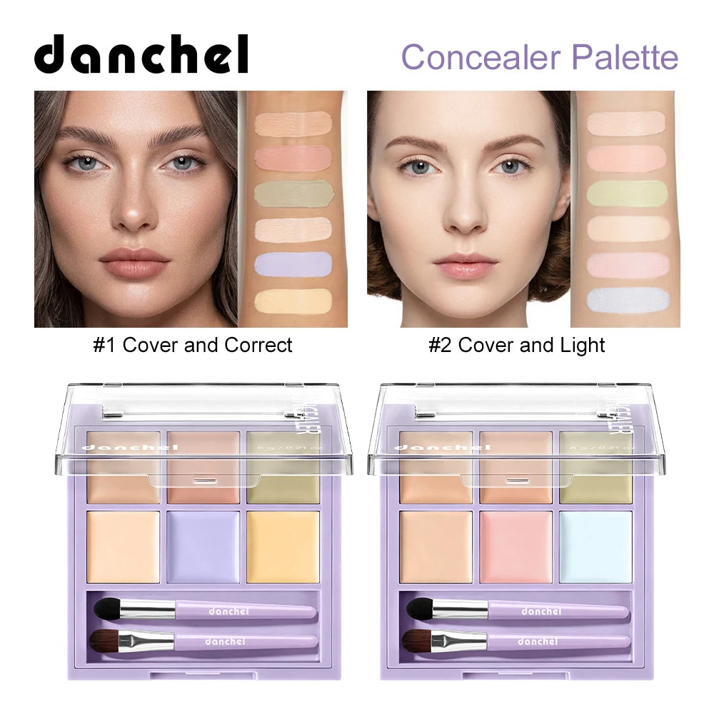 Multi-Shade Face Concealer and Color Correction Palette