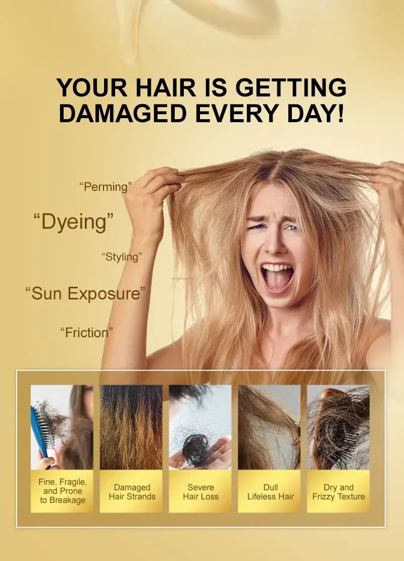 Amino Acid Revitalizing Hair Oil for Frizz Control and Shine