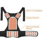 Self-Heating Tourmaline Magnetic Back and Shoulder Support Brace