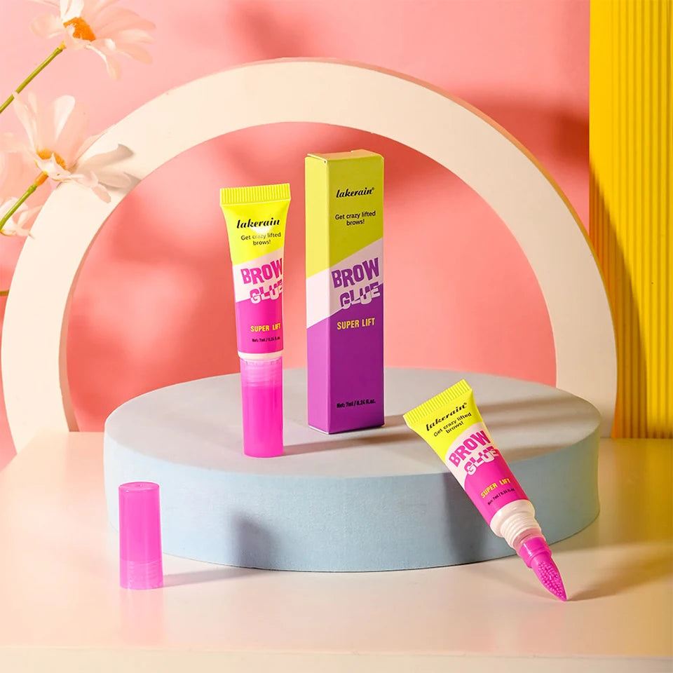 Long-Lasting Brow Lamination Styling Glue with Precision Comb