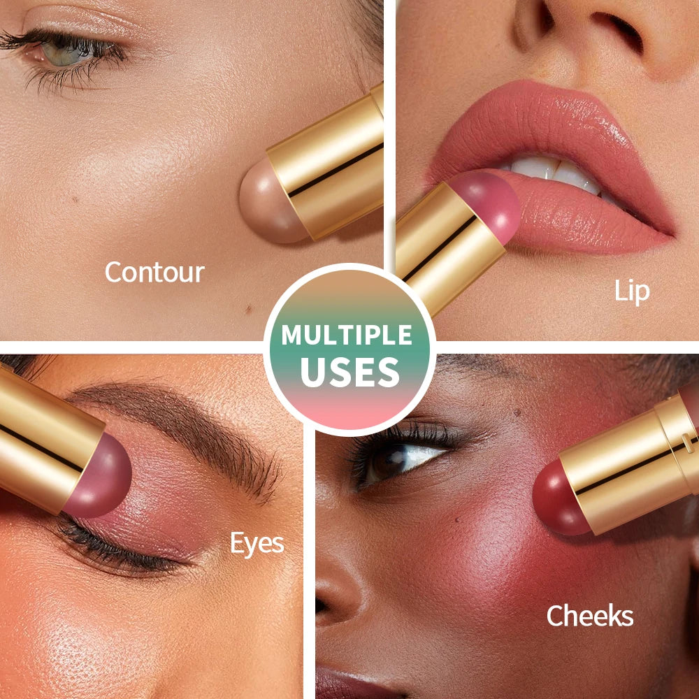 Dual-Ended Cream Blush and Bronzer Makeup Stick