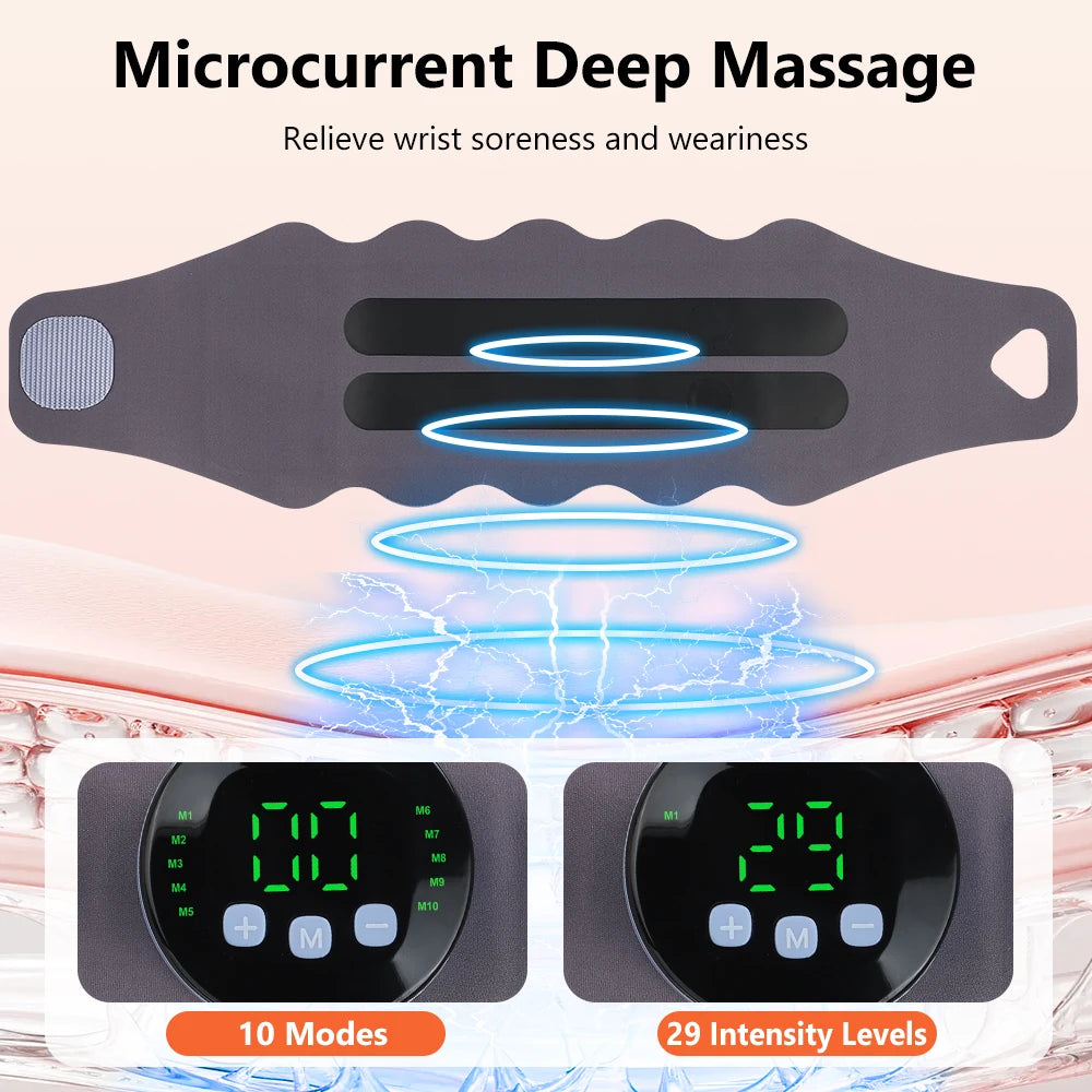 Electric Microcurrent Wrist Massager for Pain Relief