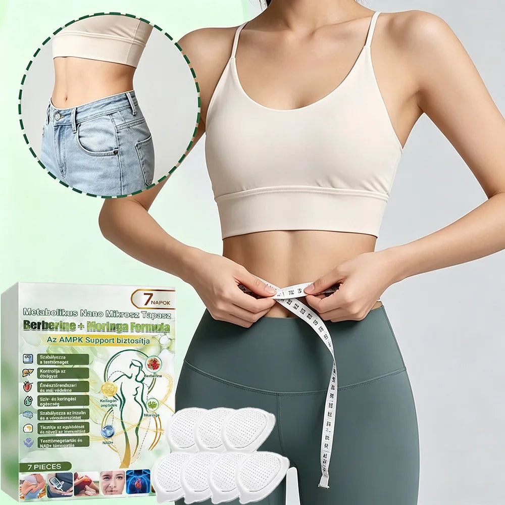 Berberine and Moringa Nano Transdermal Weight Management Patches