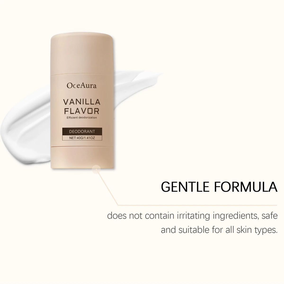 Long-Lasting Vanilla Scent Underarm Deodorant Stick