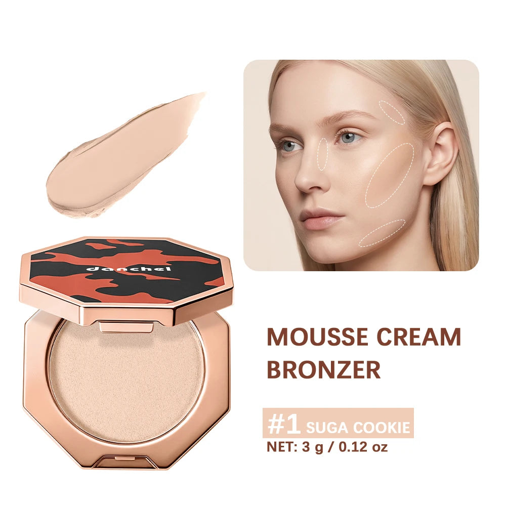 Cream Mousse Contour Bronzer for Seamless Face Sculpting