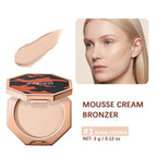Cream Mousse Contour Bronzer for Seamless Face Sculpting
