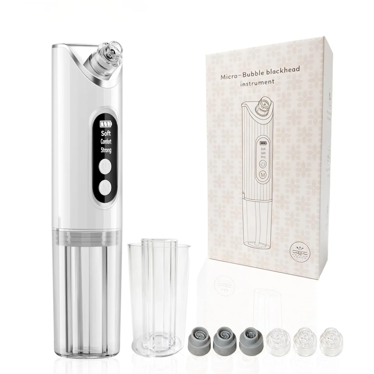 Electric Pore Vacuum and Blackhead Remover with Hydration System - 12