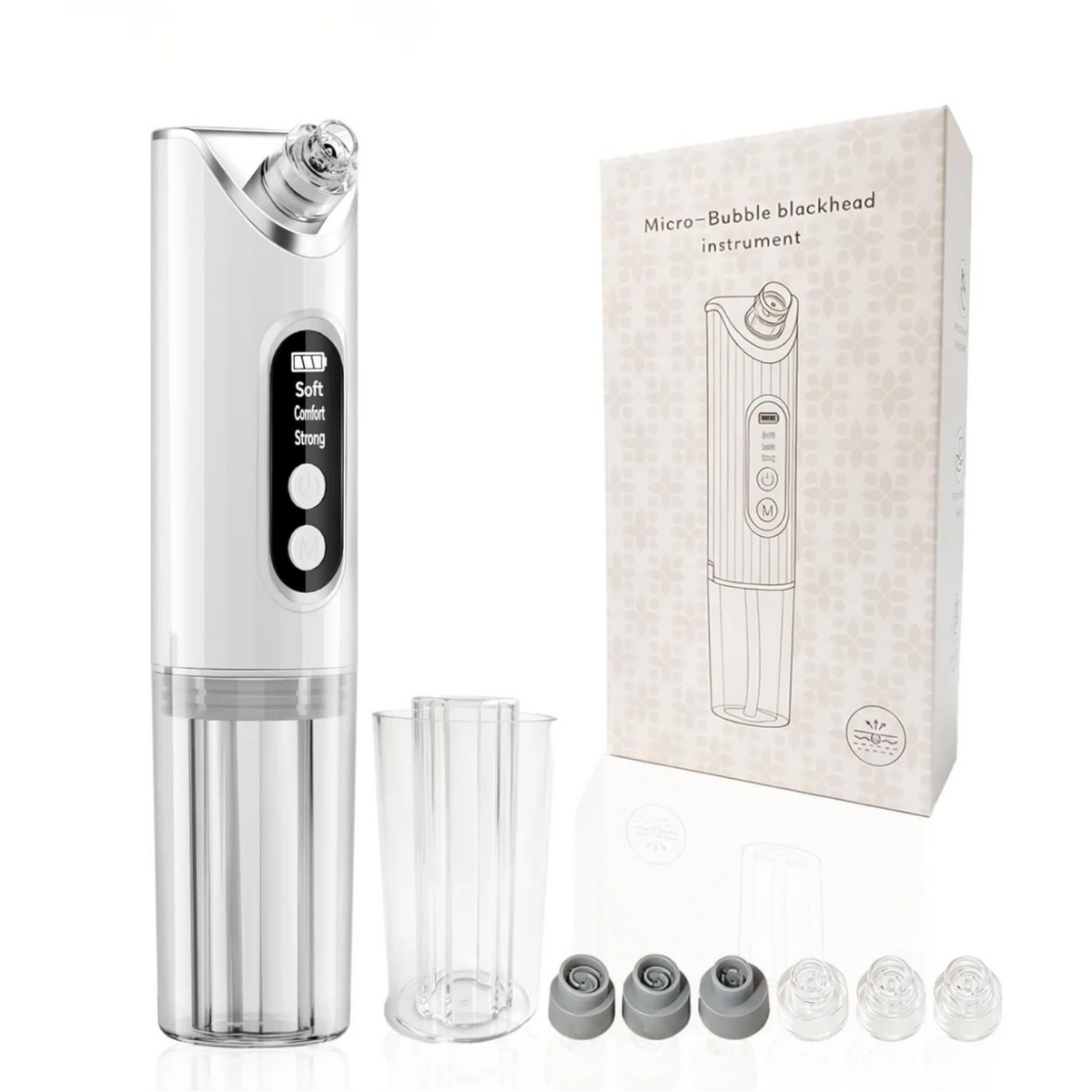 Electric Pore Vacuum and Blackhead Remover with Hydration System