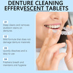 Effervescent Denture Cleaning Tablets for Retainers and Aligners