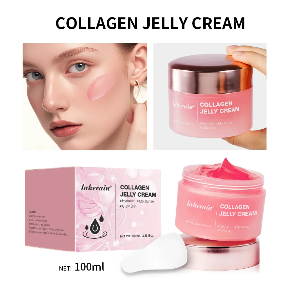 Hydrating Collagen Jelly Face Cream for Firming and Moisturizing