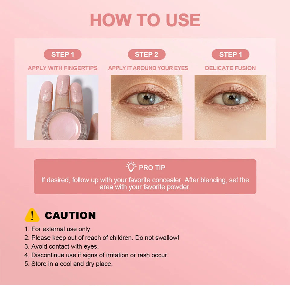 Hydrating Under Eye Brightener Concealer Cream for Dark Circles