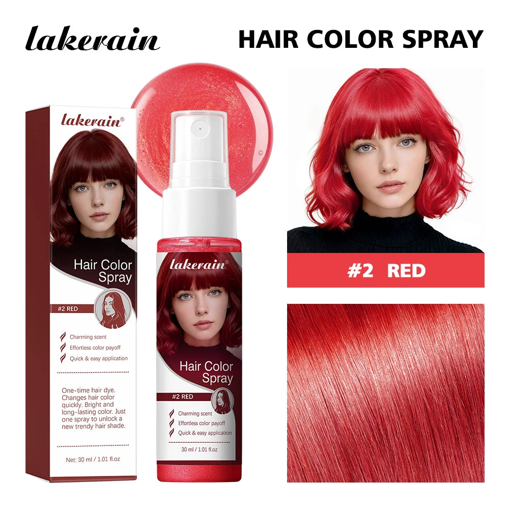 Temporary Washable Hair Color Spray for Parties and Styling