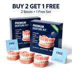 Custom Fit Moldable Silicone Denture Set for Instant Smile