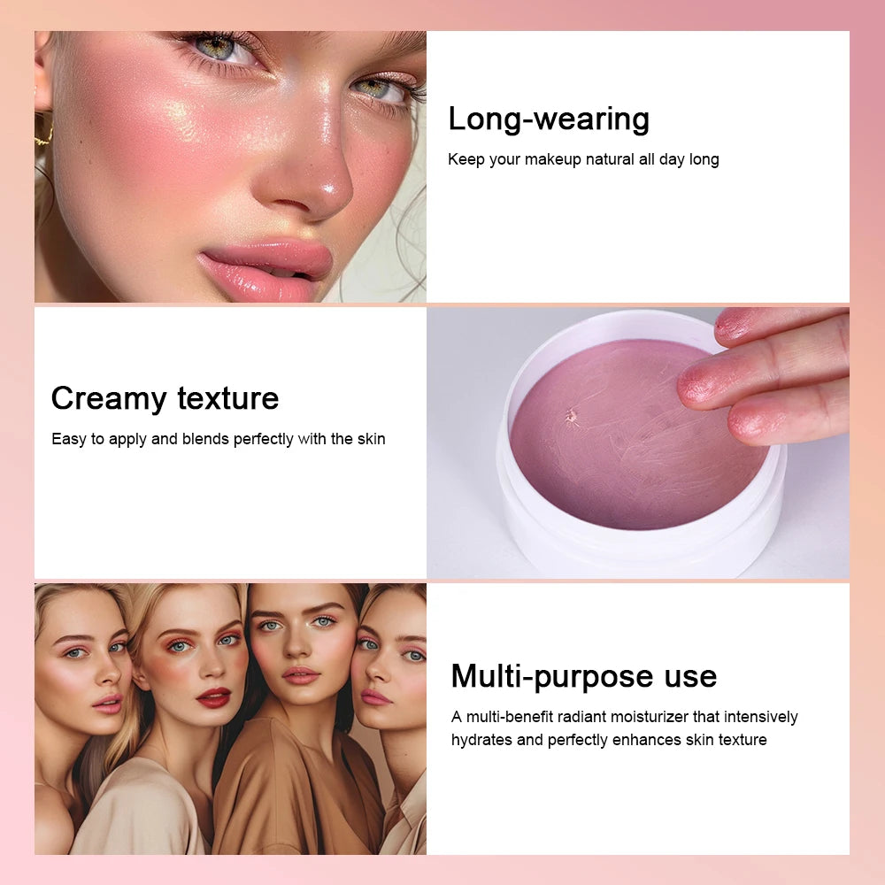 Multi-Purpose Cream Blush and Tint for Cheeks and Lips - 4