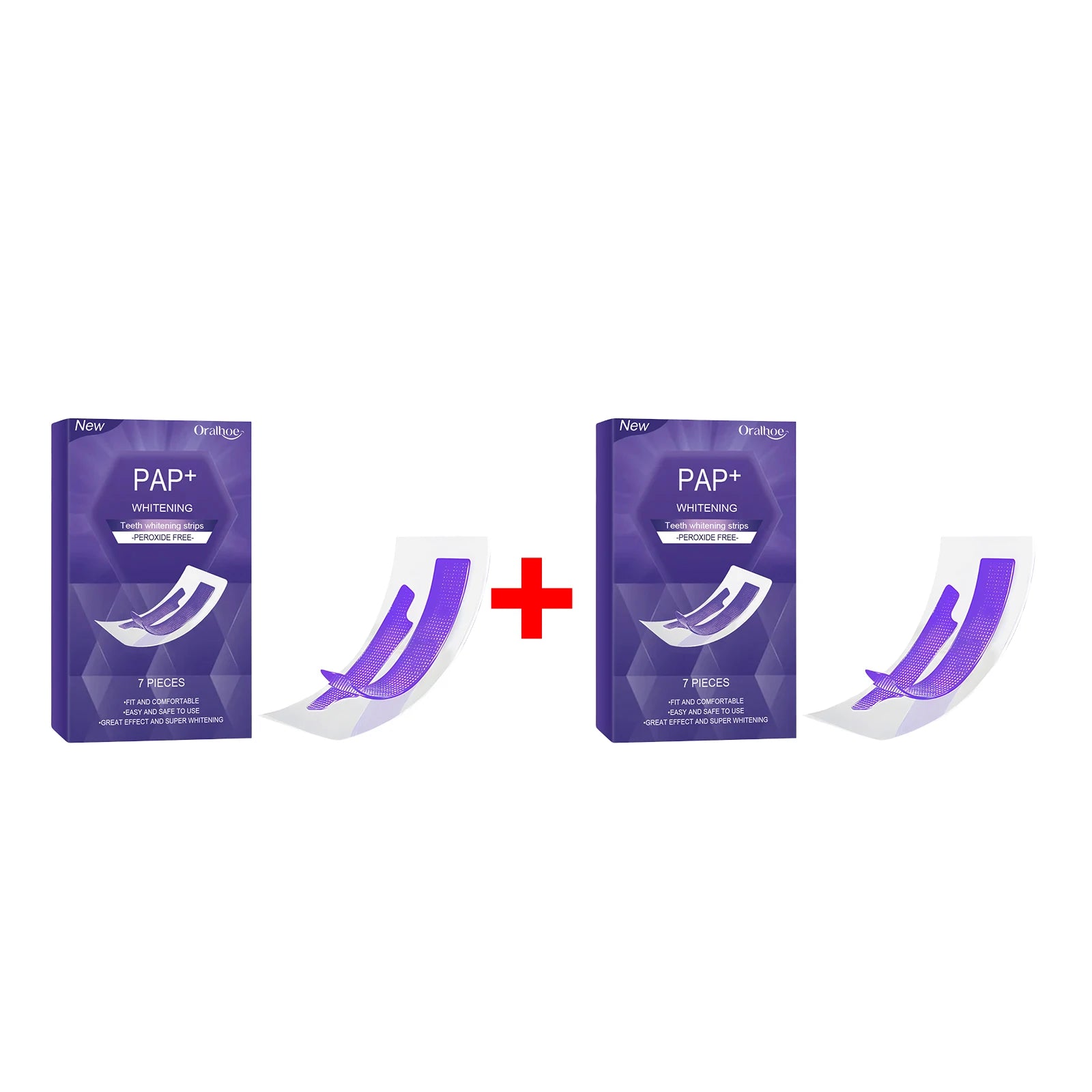 Peroxide-Free Teeth Whitening Strips for Sensitive Teeth - 15