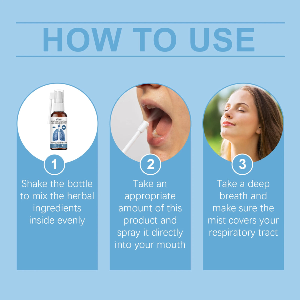 Herbal Lung Cleansing and Throat Soothing Spray