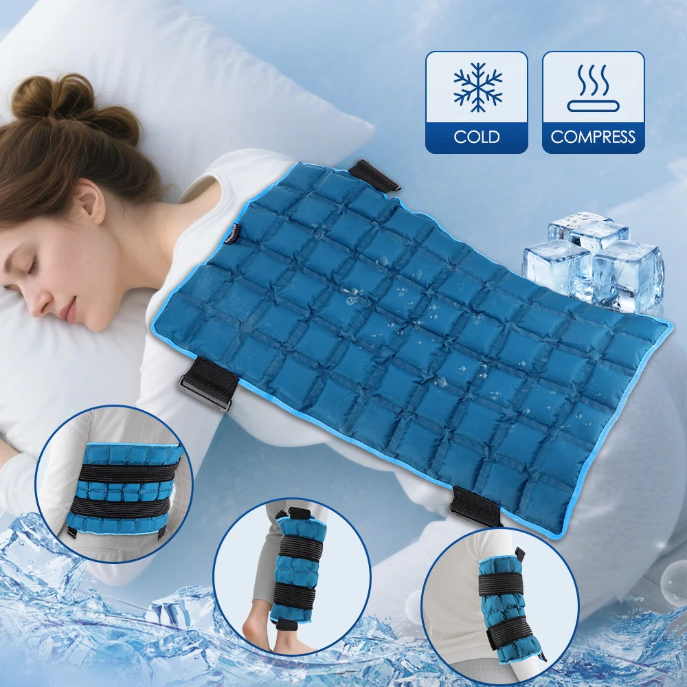 Reusable Hot and Cold Therapy Wrap for Back and Joints