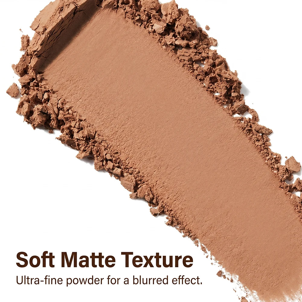 Buildable Matte Pressed Bronzer Powder for Face Contouring
