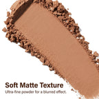 Buildable Matte Pressed Bronzer Powder for Face Contouring