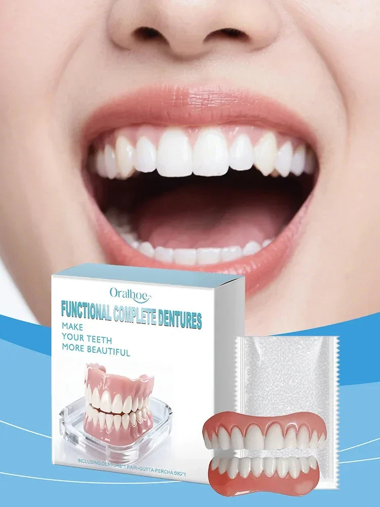 Instant Cosmetic Smile Veneers for Missing or Stained Teeth - 7