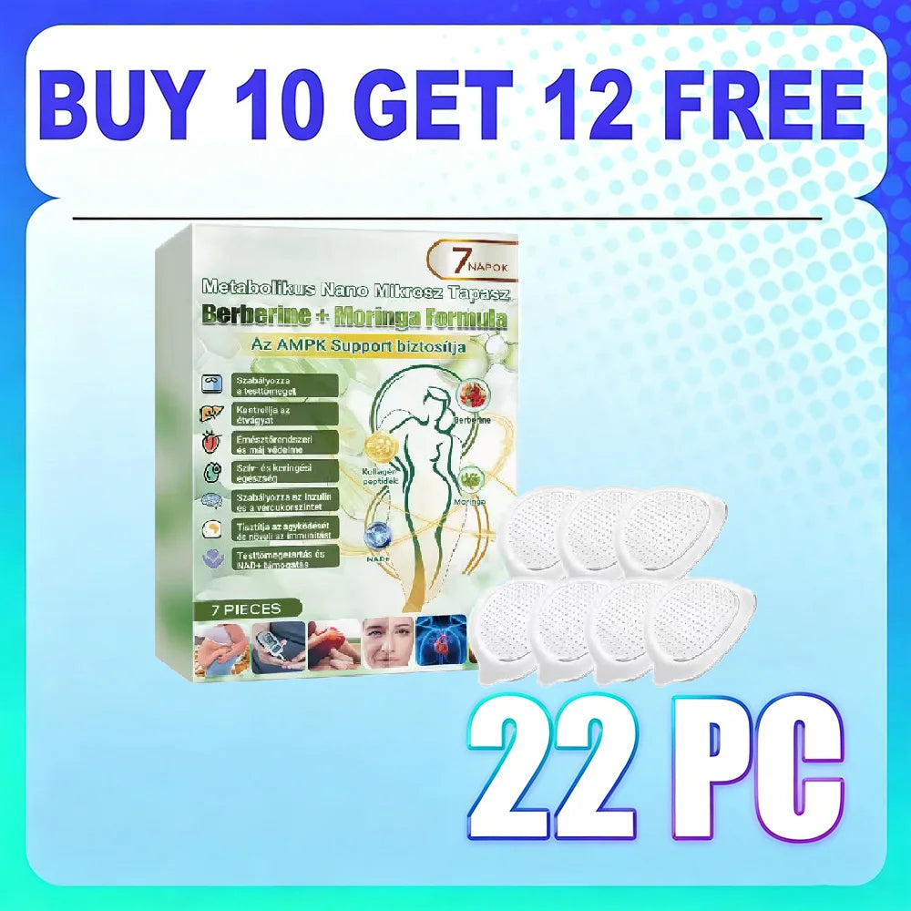 Berberine and Moringa Nano Transdermal Weight Management Patches - 8
