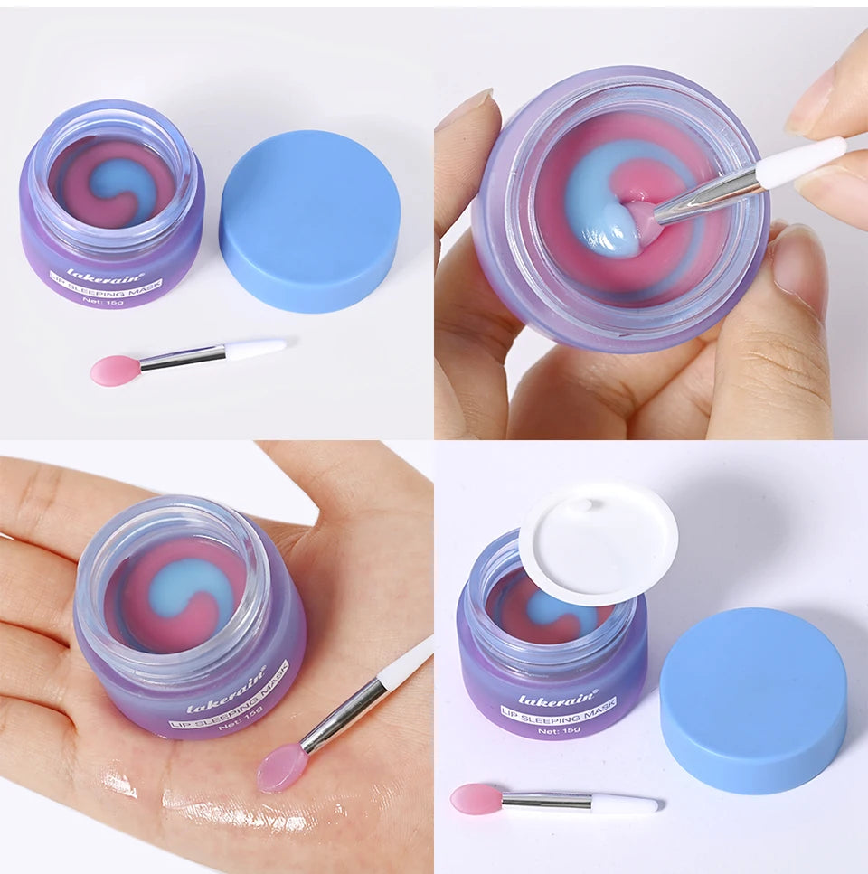 Dual-Color Hydrating Lip Sleeping Mask for Dry Lips - 22
