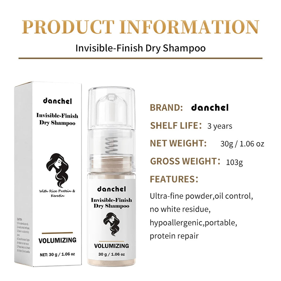 Volumizing Dry Shampoo Powder for Instant Oil Absorption