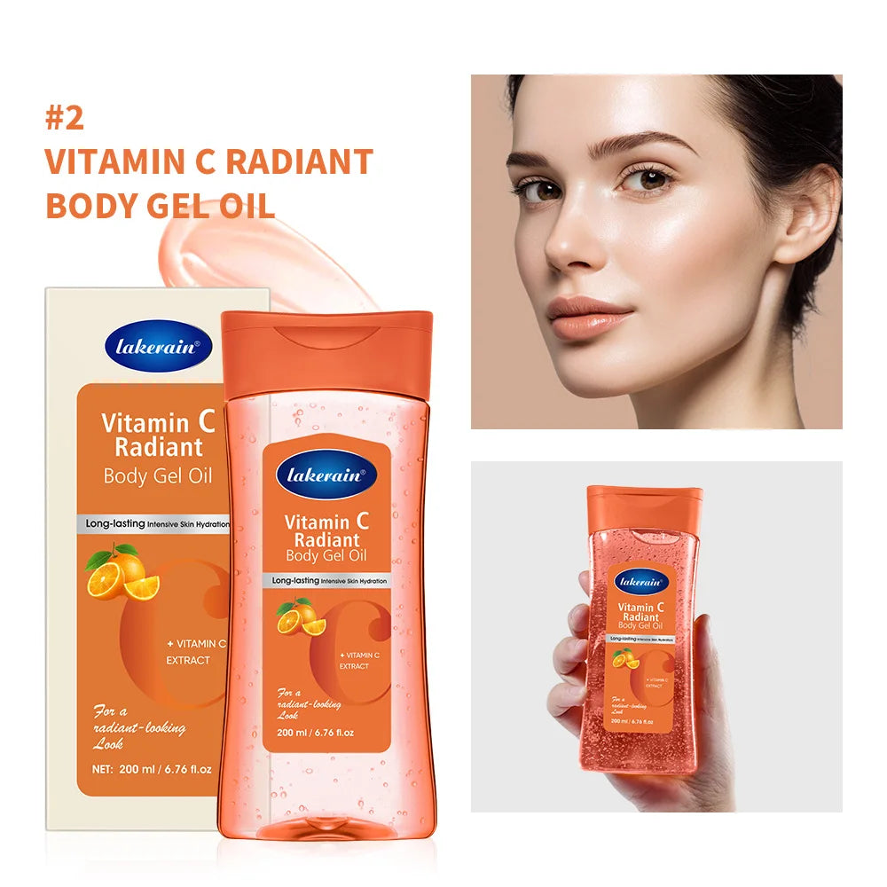 Radiant Hydrating Body Gel Oil for Soft Glowing Skin