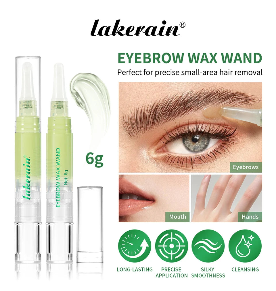 At-Home Precision Eyebrow Waxing Wand Kit - 7