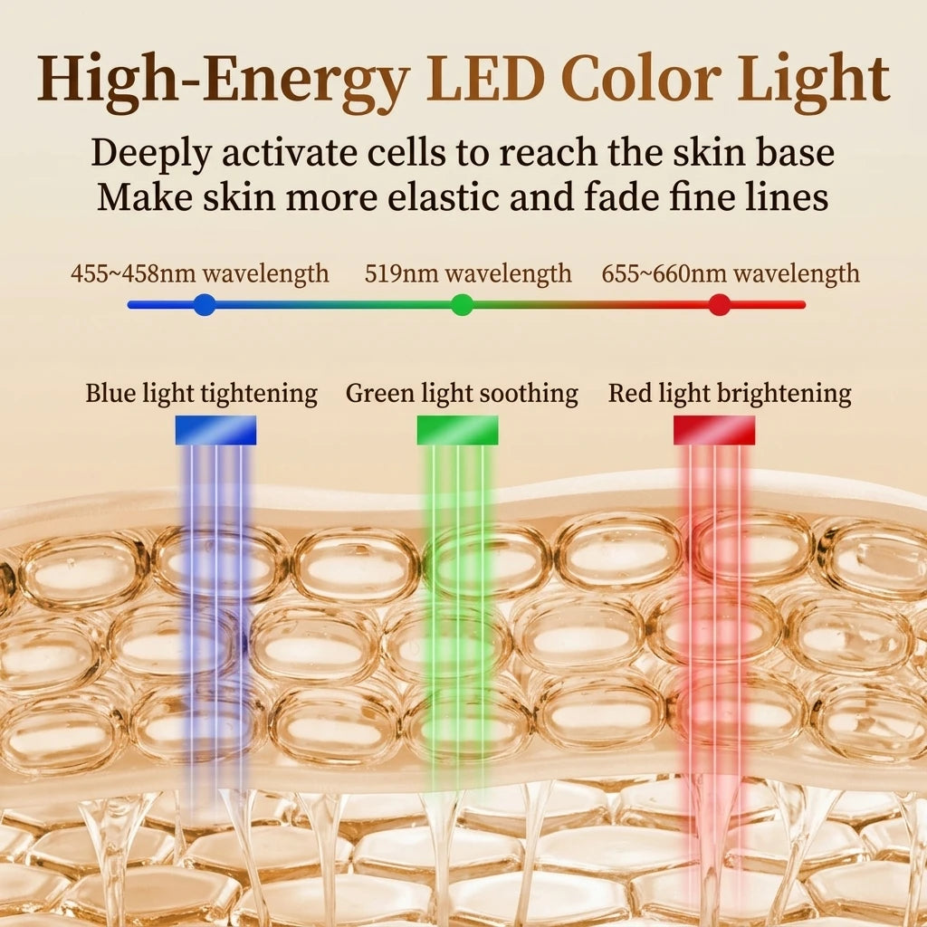5-in-1 Body and Face Sculpting Massager with LED and Microcurrent