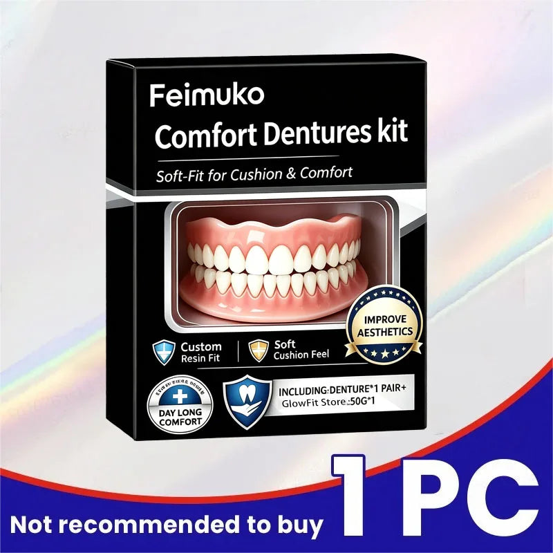 DIY Custom Temporary Denture Kit for Smile Restoration