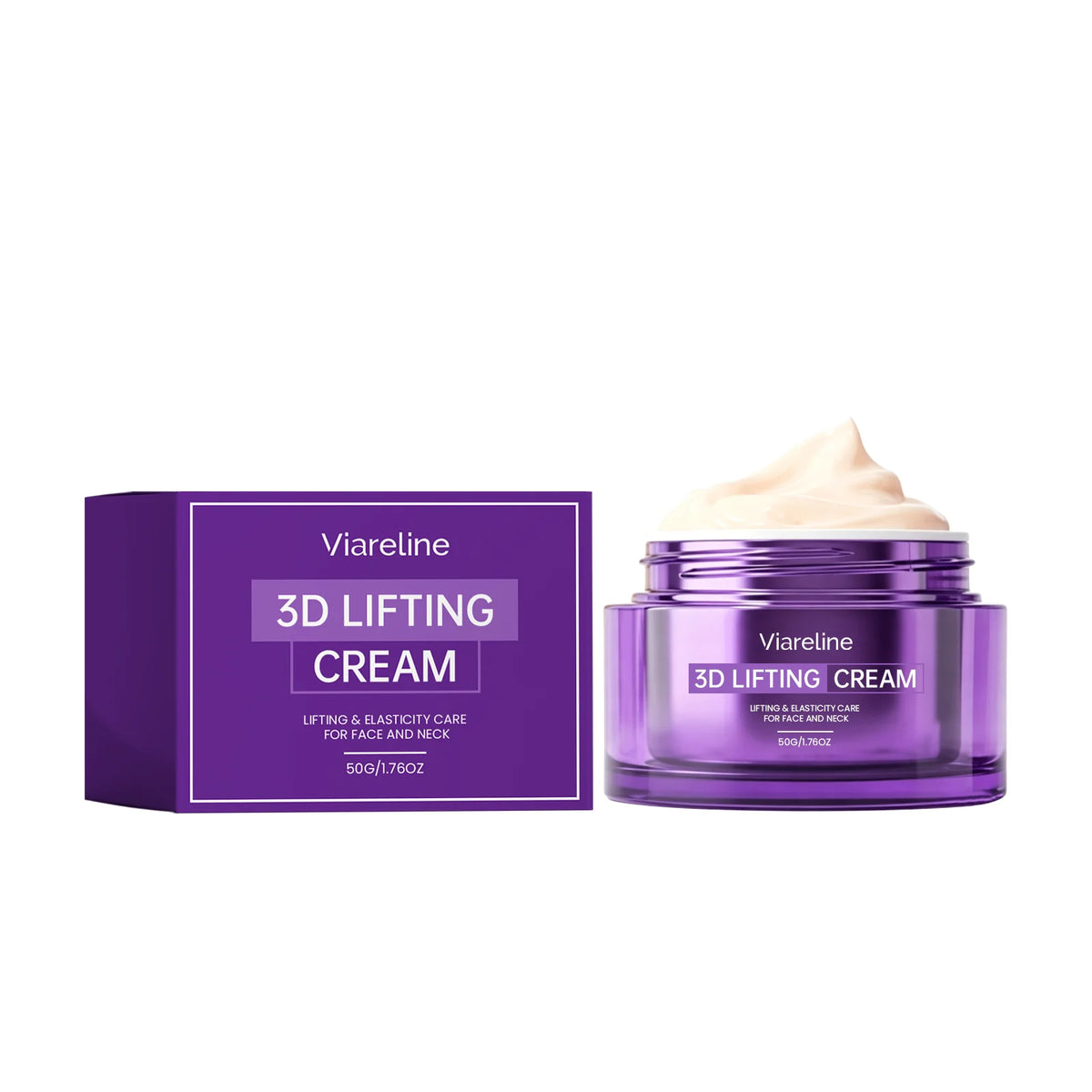 3D Face and Neck Firming Lifting Cream for Fine Lines
