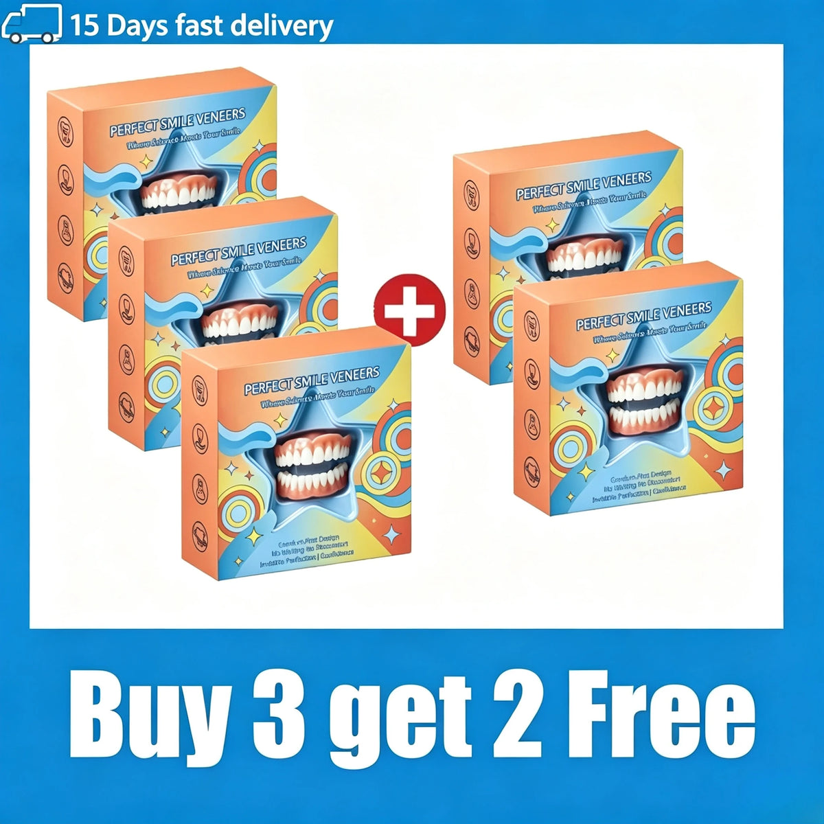 Cosmetic Teeth Veneer Kit for Natural Smile Enhancement